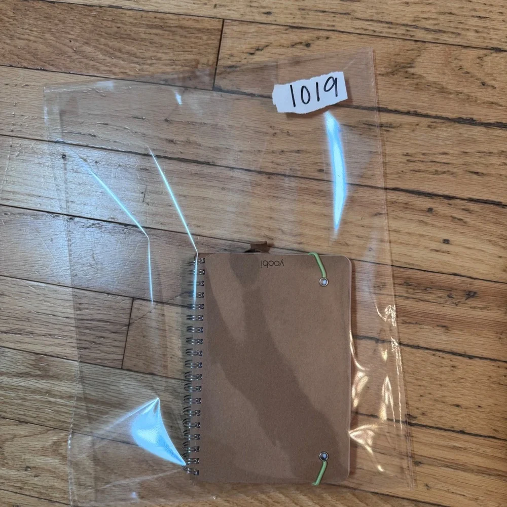 Yoobi Evolve Notebook and Pen Set Recycled Paper Lime Green 2 Pack‎